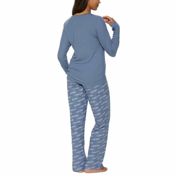 Calvin Klein - Pijama de forro polar para mujer Online Hot Sale