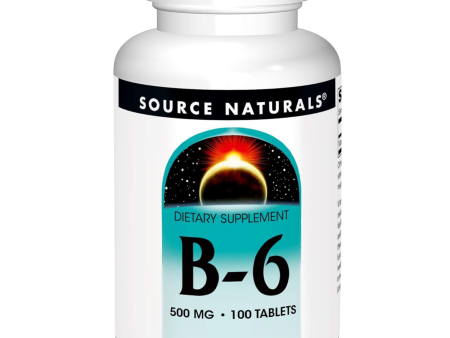 B-6 500mg , 100 tabletas - Source Naturals Cheap