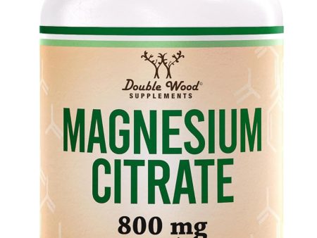 Double Wood Magnesium Citrate 800mg 180 capsulas For Sale