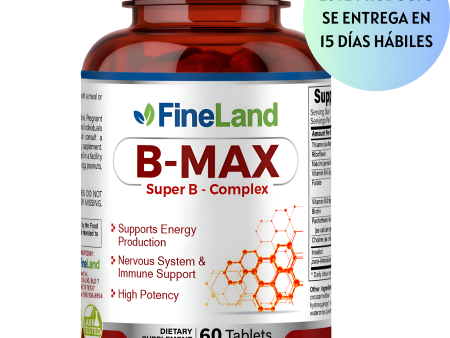 B-Max super B-complex , Fineland - 60 tabletas Fashion