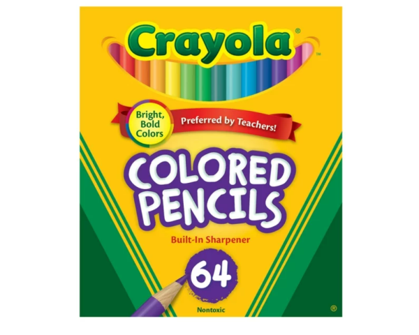 Crayola , 64 lápices de colores cortos on Sale