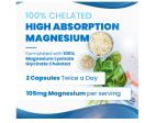 Doctor s Best High Absorption Magnesium Glysinate  105mg - 120 capsulas For Cheap