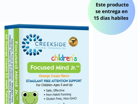 Creekside Naturals Focused Mind Jr. 60 tabletas - vitamina para niños Online