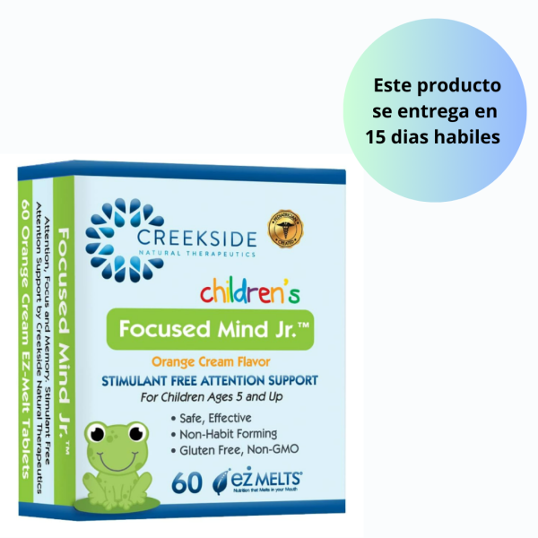 Creekside Naturals Focused Mind Jr. 60 tabletas - vitamina para niños Online