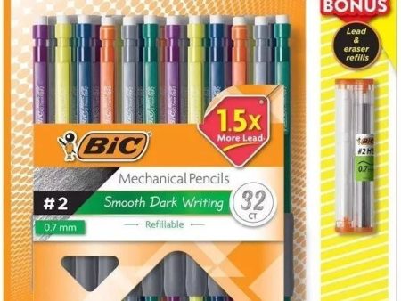 Bic Lapiz de Escritura Suave Y Oscura #2 32 Piezas + Bonus de regalo Online Sale