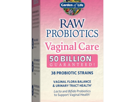 Garden Of Life RAW PROBIOTICOS Vaginales 50 billones- vaginal Care - 30 cápsulas Discount