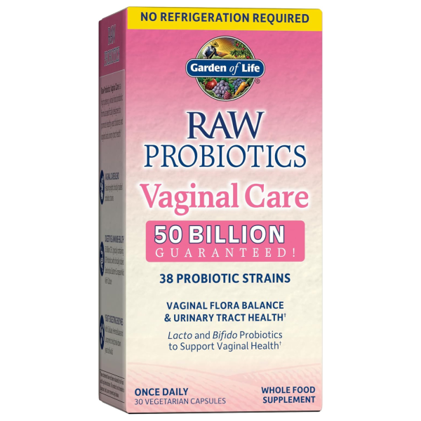 Garden Of Life RAW PROBIOTICOS Vaginales 50 billones- vaginal Care - 30 cápsulas Discount