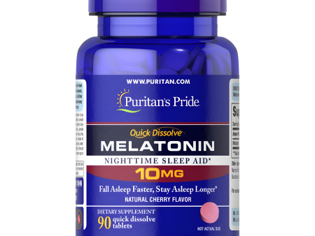 Melatonina Puritans Pride 10mg 90 tabletas  Quick Dissolve tablets For Sale