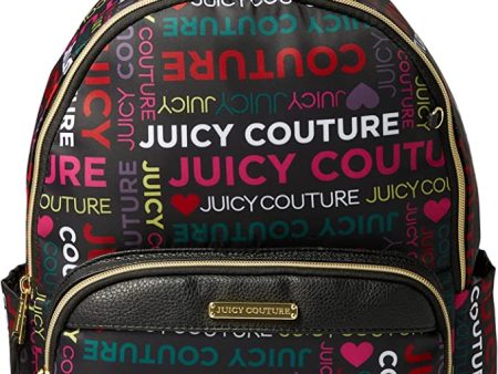 Juicy Couture Mochila Word Play, Bloque Logo Multi, Mochila Word Play Online Hot Sale