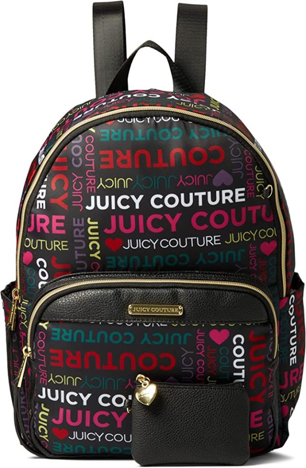 Juicy Couture Mochila Word Play, Bloque Logo Multi, Mochila Word Play Online Hot Sale