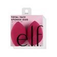 e.l.f. Cosmetics Total Face Sponge Duo, 2 unidades For Discount