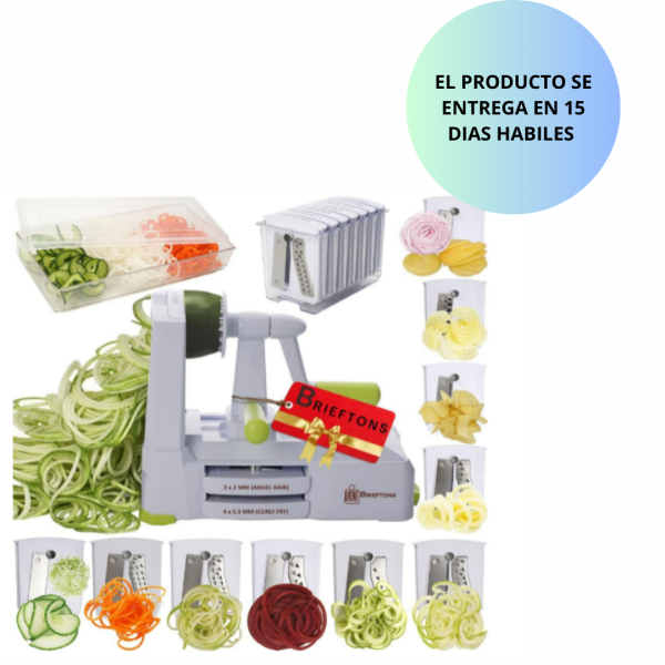 Brieftons - Espiralizador de 10 hojas: Cortador de verduras en espiral Hot on Sale