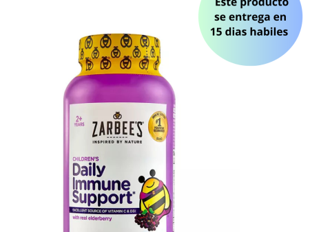 Zarbee s Naturals Children s Elderberry Immune Support 80gomitas Hot on Sale