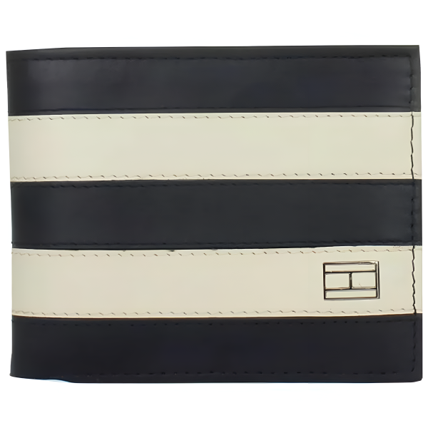 Billetera Tommy Hilfiger Para Hombre de Cuero blanco y negro For Discount