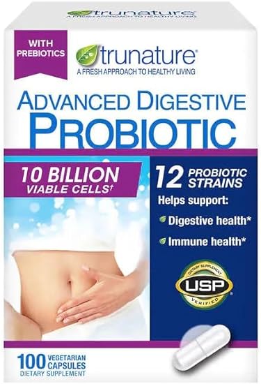 Trunature Advanced Digestive Probiotic 100 cápsulas Discount