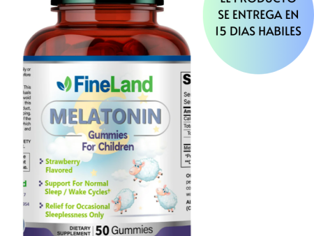 Melatonina para niños Fineland , 50 gummies Fashion