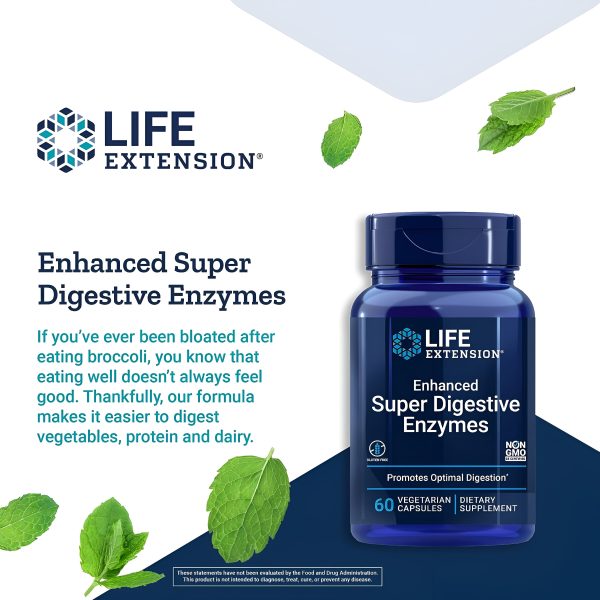 Life extension - Enzimas digestivas mejoradas 60 cápsulas For Discount