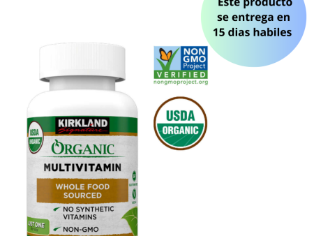 Kirkland Signature Multivitamínico orgánico - 80 tabletas Online Hot Sale