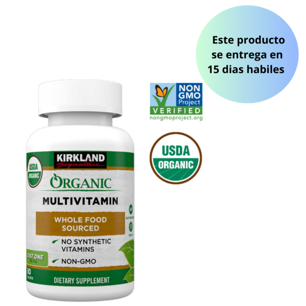 Kirkland Signature Multivitamínico orgánico - 80 tabletas Online Hot Sale