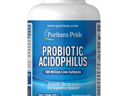 Puritan s Pride - Suplemento probiótico Acidophilus, 250 tabletas For Discount