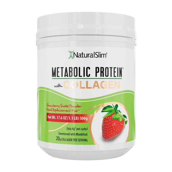 METABOLIC PROTEIN® COLLAGENO SABOR FRESA , 500gr. Discount