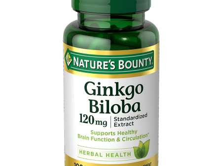 Nature s Bounty - Ginkgo Biloba 120mg 100 capsulas Online Hot Sale