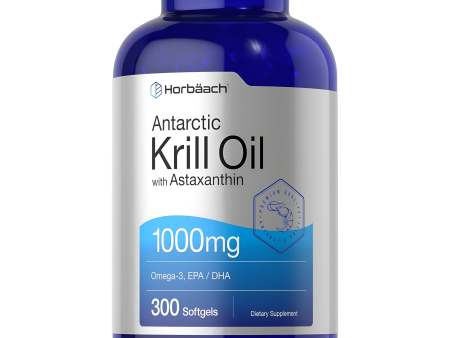 Krill Oil 1000mg , 300 capsulas - Horbaach Hot on Sale