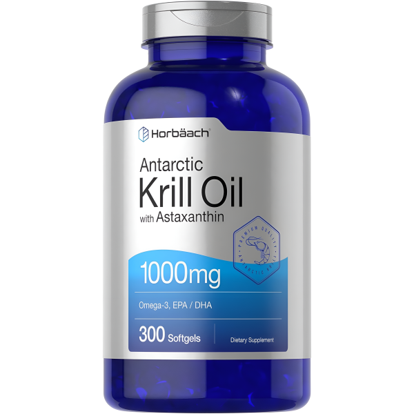 Krill Oil 1000mg , 300 capsulas - Horbaach Hot on Sale