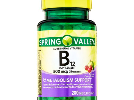 Vitamina B12 Spring Valley en tabletas microtabletas on Sale