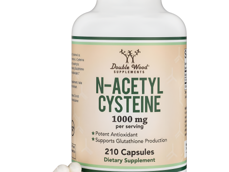 Suplemento NAC N-acetil cisteína - 1,000 mg por porción, 500 mg por cápsula 210 capsulas Sale