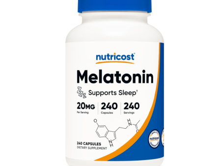 Nutricost - Melatonina 20mg , 240 capsulas Online Sale