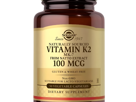 Solgar, Vitamina K2- MK7 100 mcg, 50 cápsulas vegetales Online