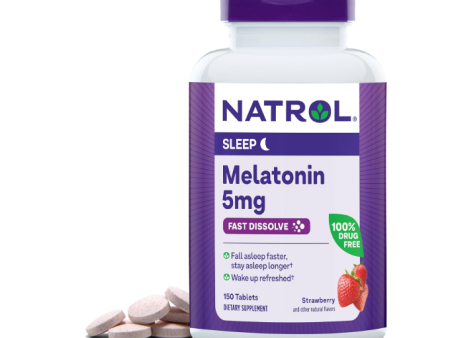 Melatonin Natrol 5mg en tabletas , fast dissolve Online Hot Sale