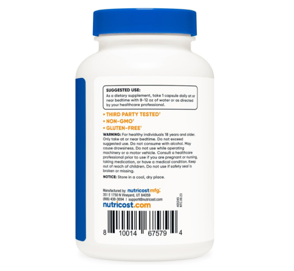 Nutricost - Melatonina 20mg , 240 capsulas Online Sale