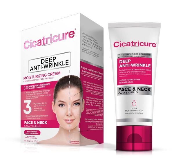 Cicatricure crema hidratante antiarrugas profunda para rostro y cuello 60g For Discount