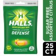 HALLS Immune SYSTEM DEFENSE - sabores citrus, 25 caramelos Discount