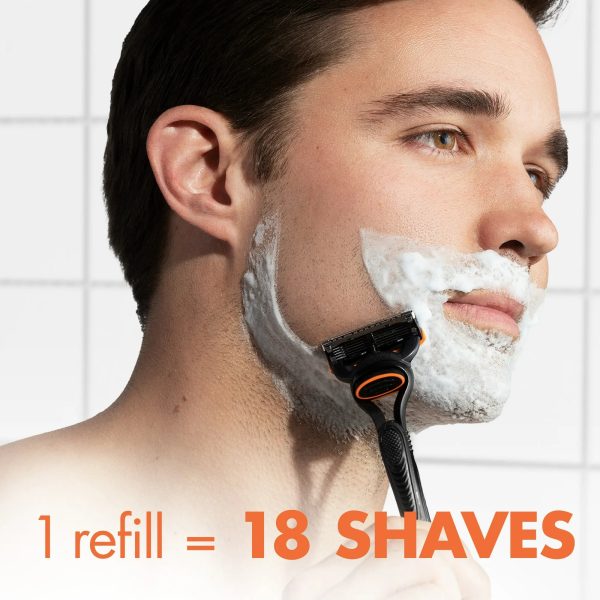 Gillette Fusion5 Razor Men incluye: manual de 5 hojas, 1 mango y 2 recambios de hojas, color negro For Cheap