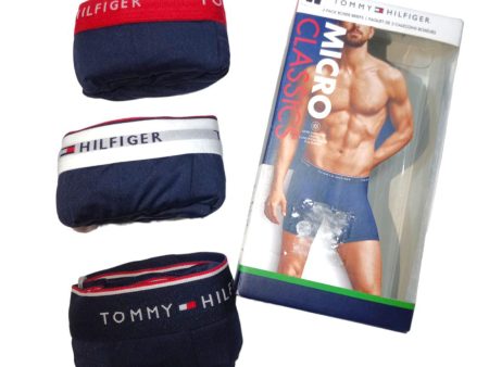 PACK 3 Calzoncillos tipo bóxer Tommy Hilfiger Micro Classics para hombre talla L on Sale