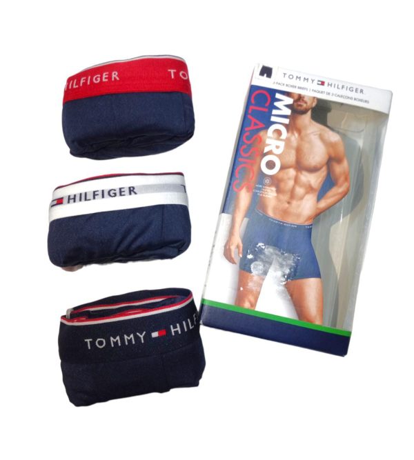 PACK 3 Calzoncillos tipo bóxer Tommy Hilfiger Micro Classics para hombre talla L on Sale