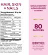 Hair, Skin & Nails con Biotin 6000 mcg , Gummies Nature´s Bounty Online Sale