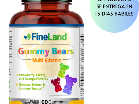 Multivitaminico para niños Fineland , 60 gummies Cheap