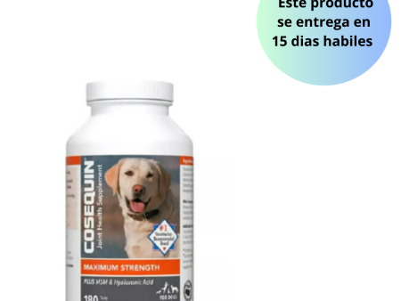 Suplemento para perro, 180 tabletas masticables - Nutramax Cosequin Hot on Sale