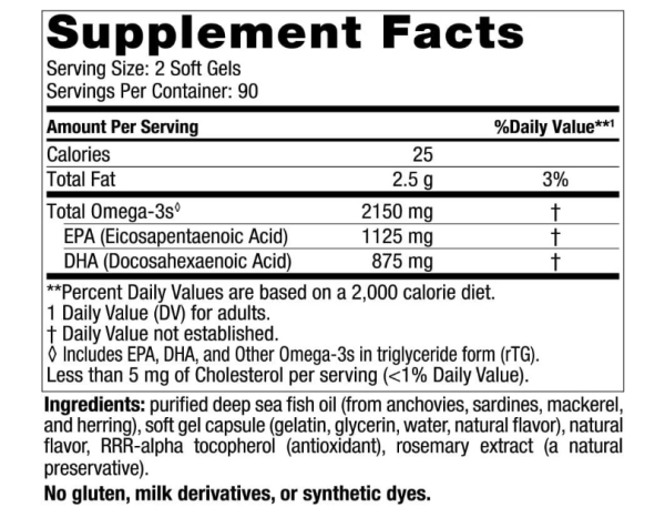 Ultimate Omega 2X 2150mg , 180 capsulas - Nordic Naturals For Cheap