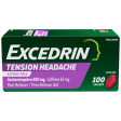 Excedrin Tension Headache- Aspirin free, acetaminophen 500mg y Cafeína 65mg - 100 tabletas Fashion