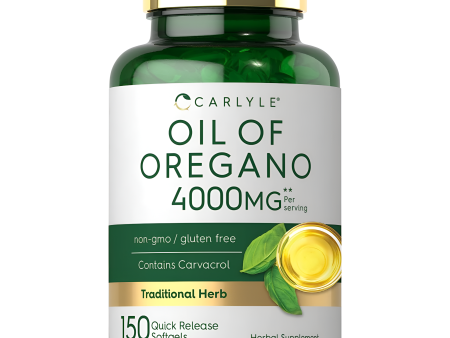 Aceite de Orégano 4000mg , 150 Cápsulas Blandas - Carlyle on Sale