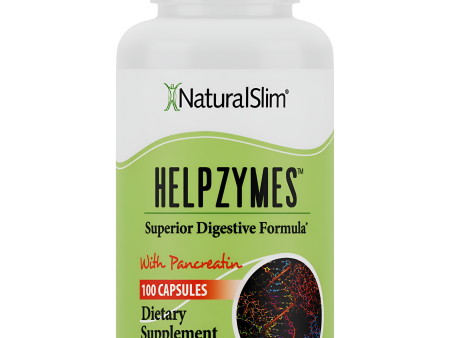 Helpzymes™ - NaturalSlim Enzimas Digestivas con Pancreatina   100 Capsulas Online now