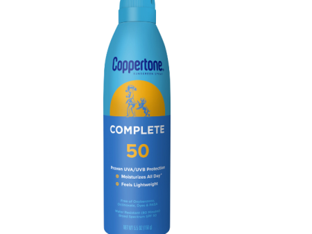 Coppertone bloqueador en spray SPF 50 complete , 156g Hot on Sale