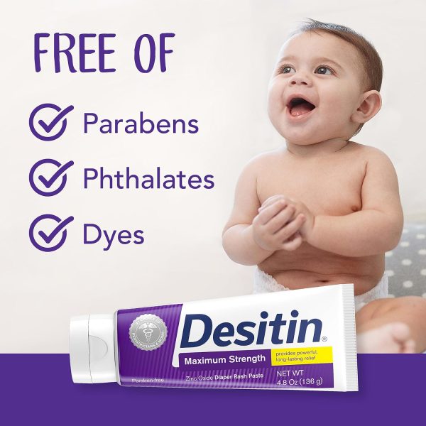 Desitin Crema Para Escaldaduras y rozadura del pañal de  Bebe - 136gr. Online Sale