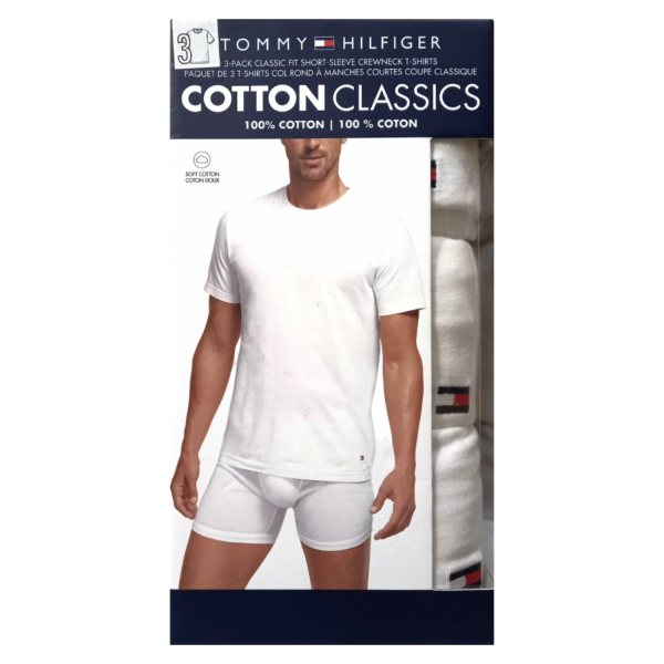 Tommy Hilfiger PACK 3 Polos clásicos - FIT SHORT SLEEVE CREWNECK - COTTON CLASSICS TALLA M on Sale