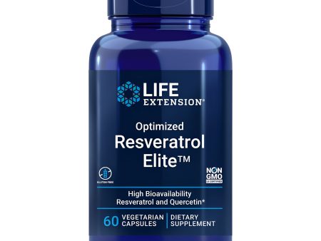 LIFE EXTENSION Optimized Resveratrol Elite con Bio Quercetin - 60 Cápsulas Online now